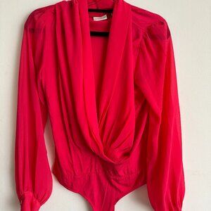 NWOT Body Suit Blouse - Eva Mendes by New York & Company (Medium)